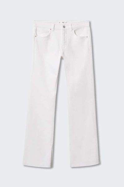 Mid-Rise Straight Jeans