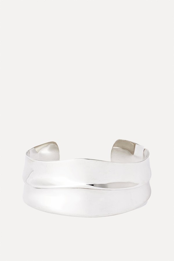Petite Wave Silver Cuff from Sophie Buhai