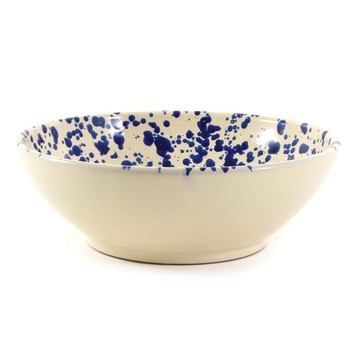 Puglia Blue Splatter Large Salad Bowl from Sous Chef