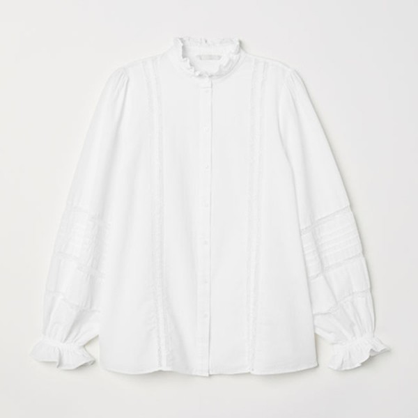 Blouse With Lace from H&M