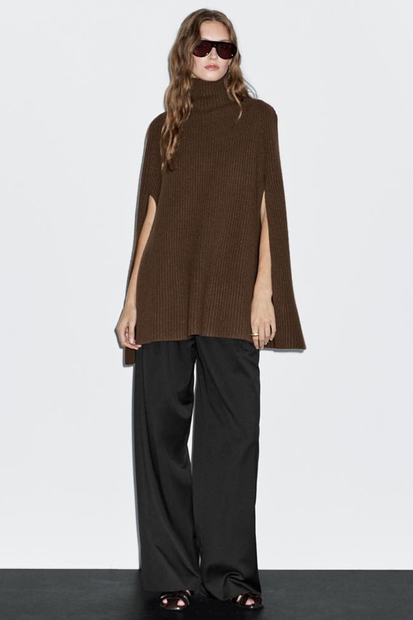 100% Wool Knitted Coat