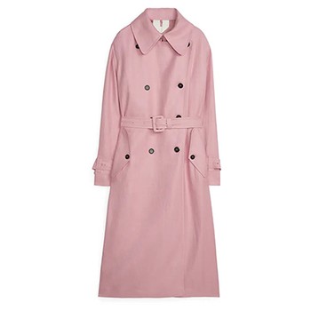 Linen Blend Trench Coat from Arket