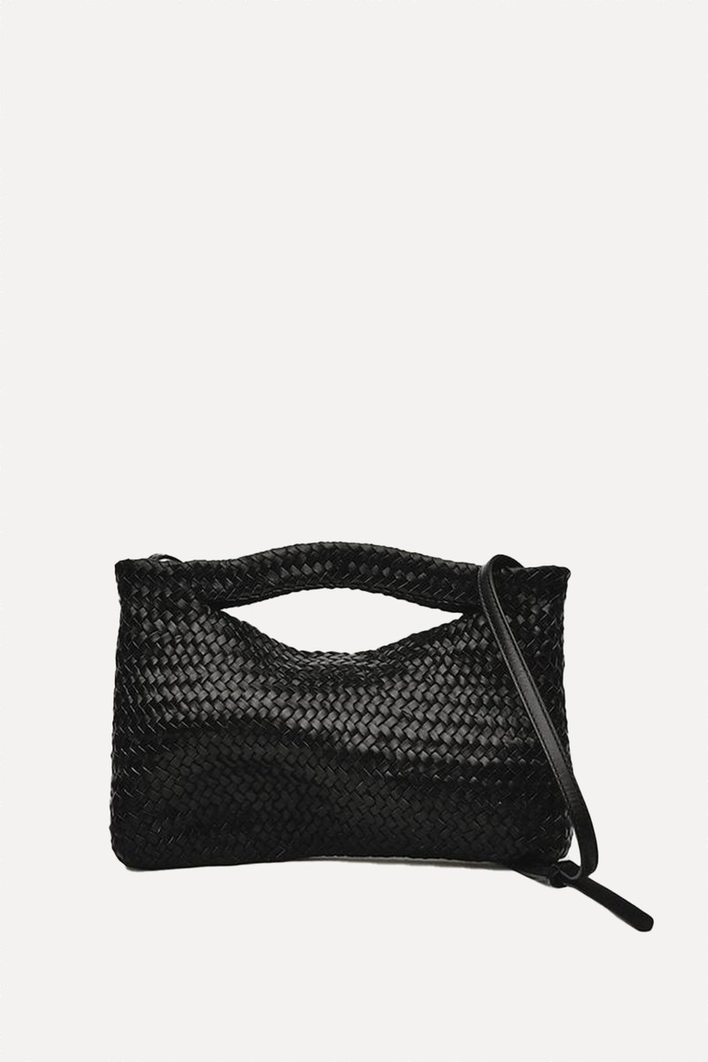 Woven Nappa Leather Mini Bag from Massimo Dutti