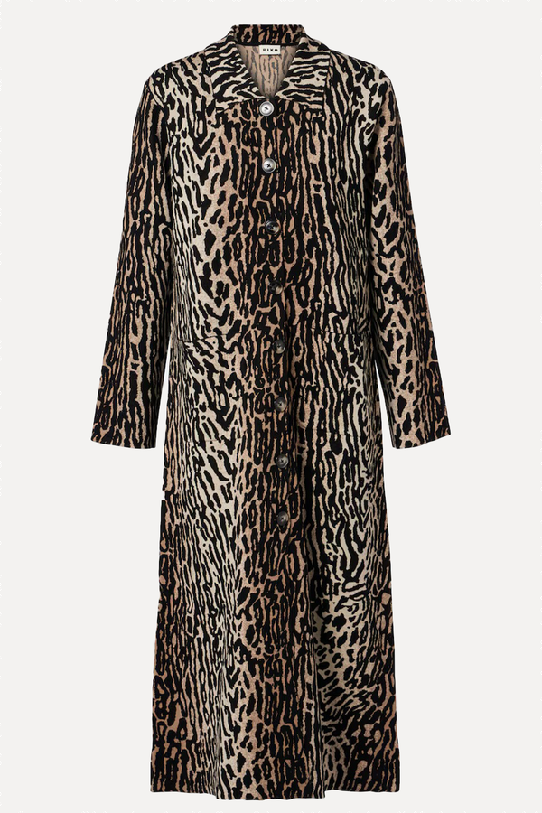 Jacoba Jacquard Coat from  Rixo