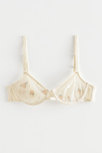 Floral Embroidery Underwire Bra from & Other Stories