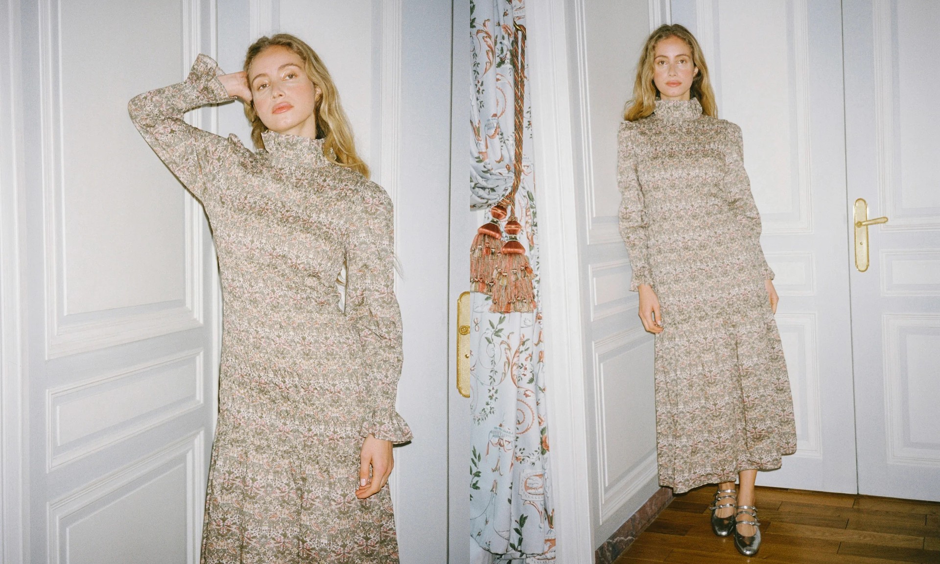 Aleria Long Dress, £202 | Maria De La Orden