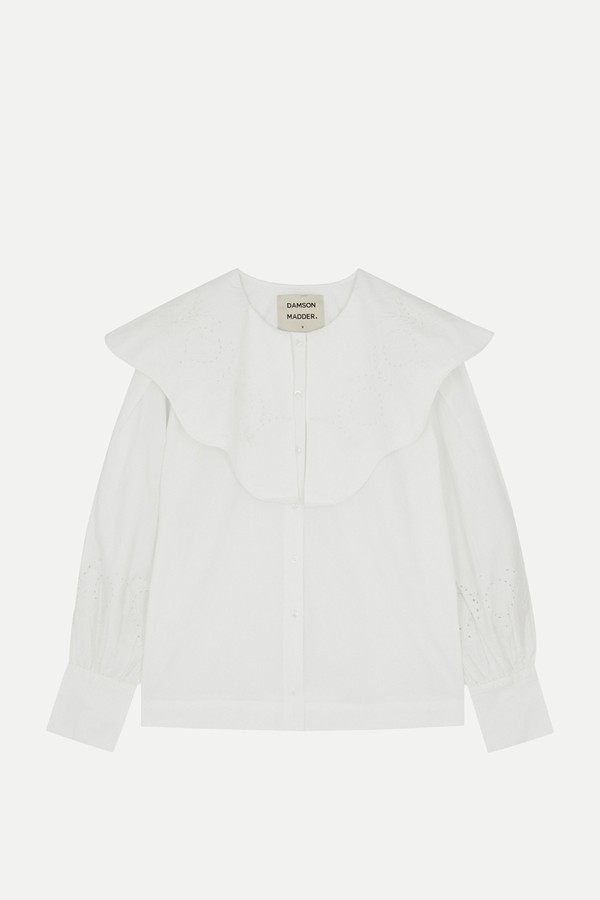 Romeo Cotton-Poplin Blouse from Damson Madder