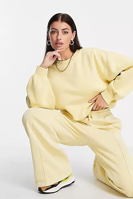 Cotton Co-Ord Crew Neck Jumper from & Other Stories