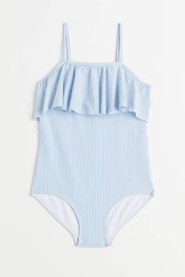 Flounce-Trimmed Swimsuit from H&M