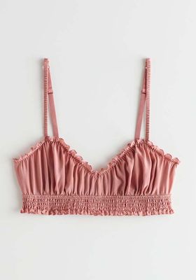 Frilled Silk Bra from & Other Stories
