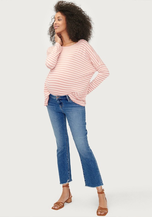 The Crop Maternity Jean