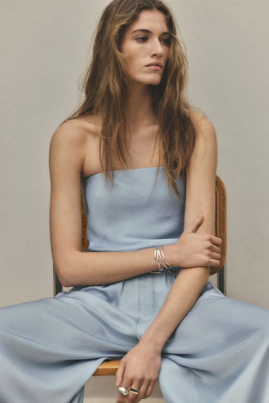 High-Rise Wide Leg Trousers