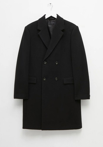 Formal Melton Double Breasted Coat