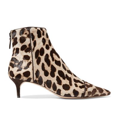 Kittie Leopard Ankle Boots from Alexandre Birman