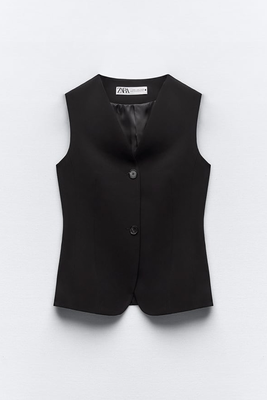 Fitted Buttoned Waistcoat from Zara