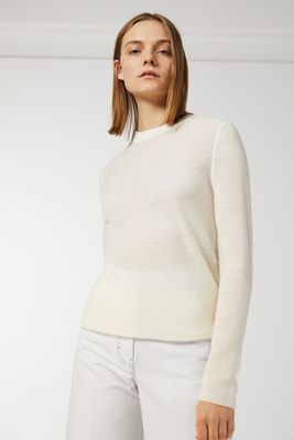 Off-White Wool Crew-Neck Jumper from Arket