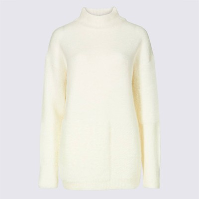 Textured Round Neck Longline Jumper