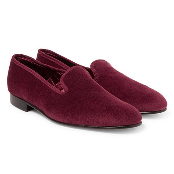 Alberte Velvet Slippers from George Cleverley