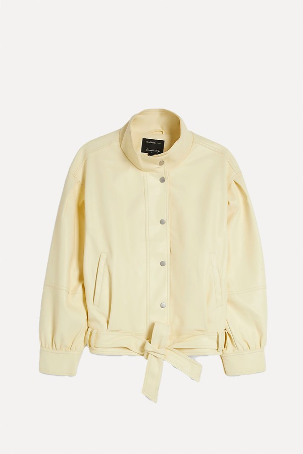 Batwing Low Belt Bomber Jacket from River Island