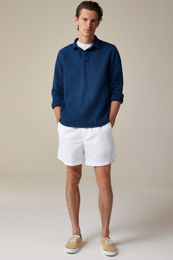 Waffle-Knit Rugby Shirt from J Crew
