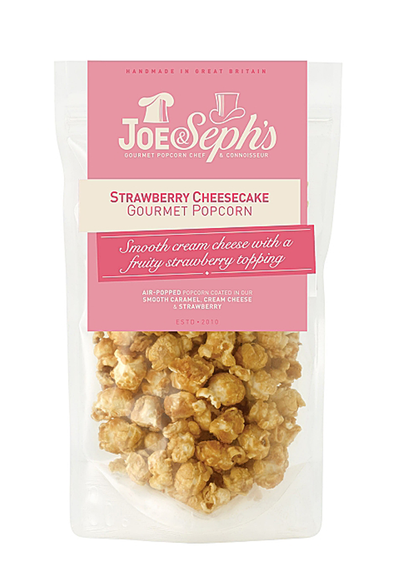 Strawberry Cheesecake Popcorn from Joe & Seph's