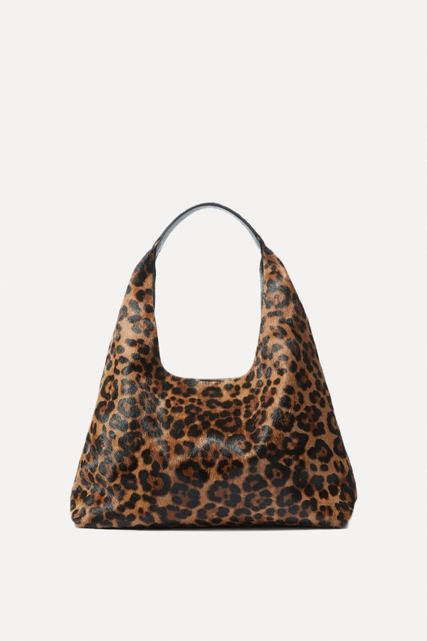 Leopard-Print Leather Tote Bag from & Other Stories