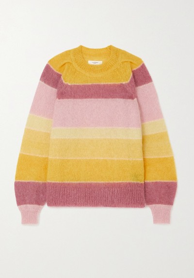 Daniel Striped Mohair-Blend Sweater from Isabel Marant Étoile