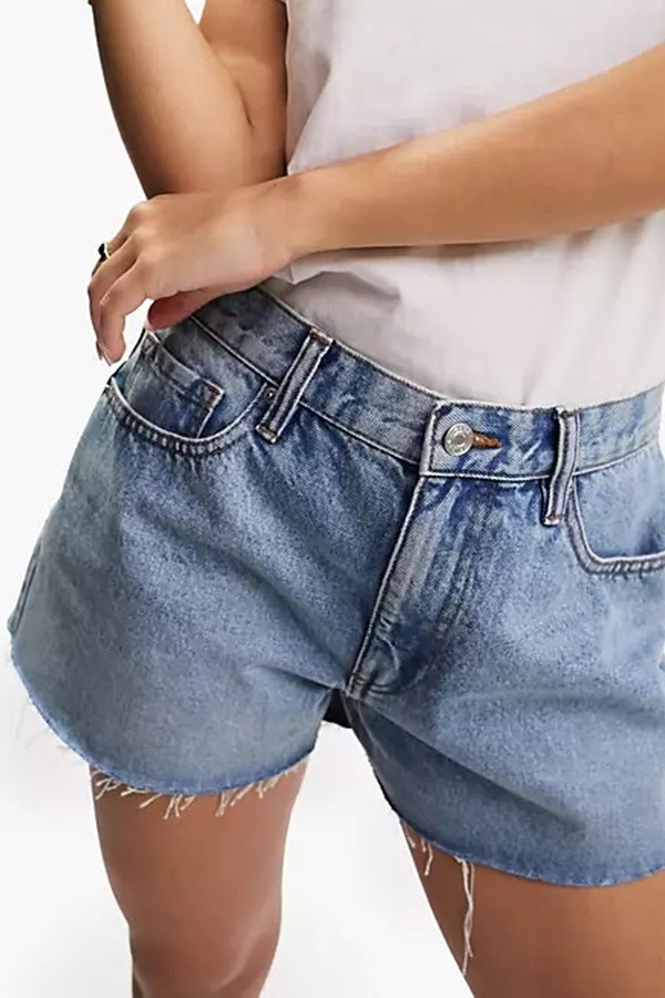 Hourglass Denim 'Relaxed' Shorts from ASOS