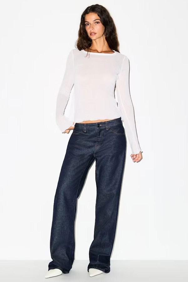 Long Sleeve Crew Neck Top from Skims