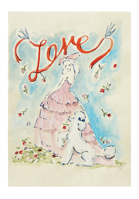 LOVE Print from Susannah Garrod