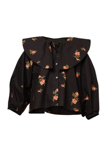 Olivia Floral Cotton Poplin Blouse from Naya Rea