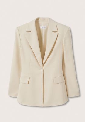 Patterned Suit Blazer from Mango