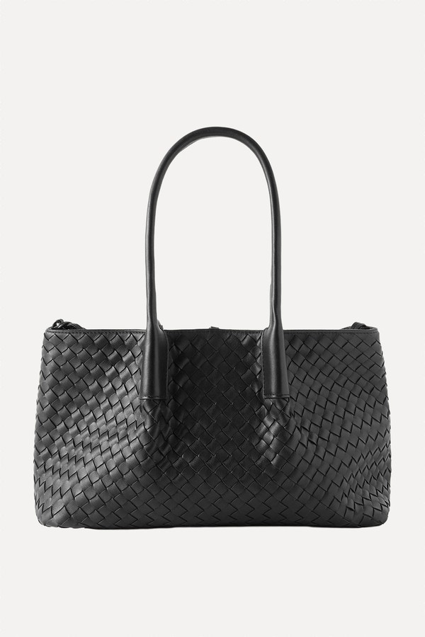 Pinacoteca Small Intrecciato Leather Tote from Bottega Veneta