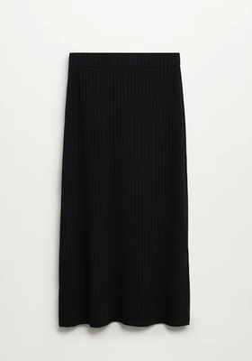 Cable Knit Skirt from Mango
