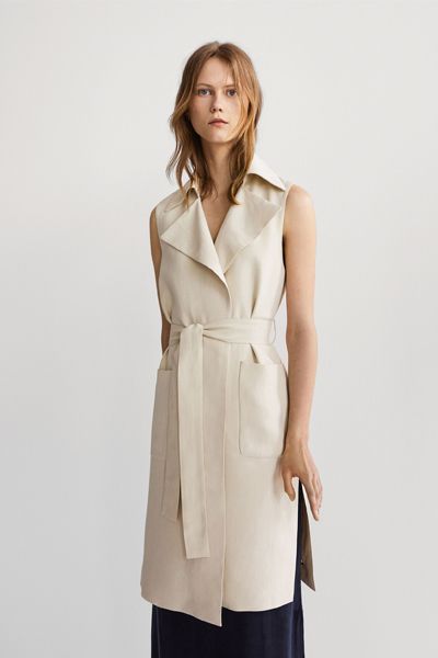 Flowing Linen Waistcoat from Massimo Dutti