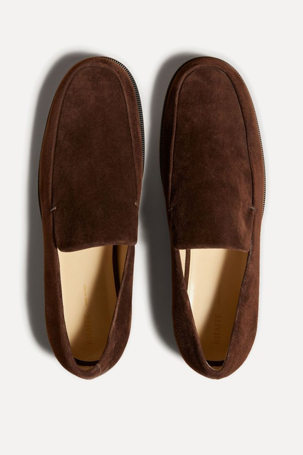 The Alessio Brown Loafers from KHAITE