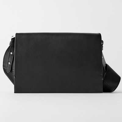 Minimalist Leather Crossbody Bag from Zara