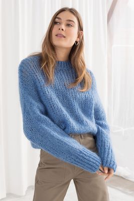 Wool Blend Chunky Knit Sweater from & Other Stories