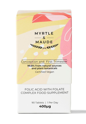 Folic Acid With Folate Complex Vitamin from Myrtle & Maude