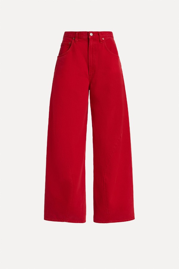 Twist Rigid High-Rise Wide-Leg Jeans from Agolde