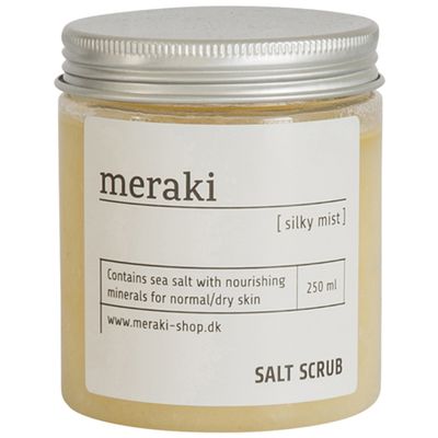 Silky Mist Nourishing Salt Body Scrub from Meraki