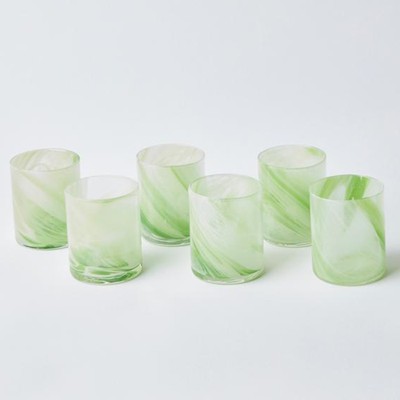 Set Of 6 Murano Glasses from Mrs Alice