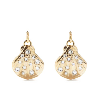 Summer Nights Crystal & Gold Plated Earrings from By Alona