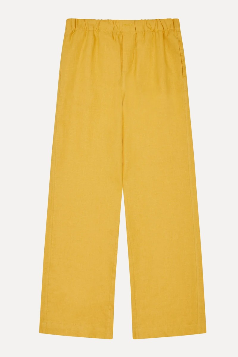 The Palazzo Linen Trousers from With Nothing Underneath