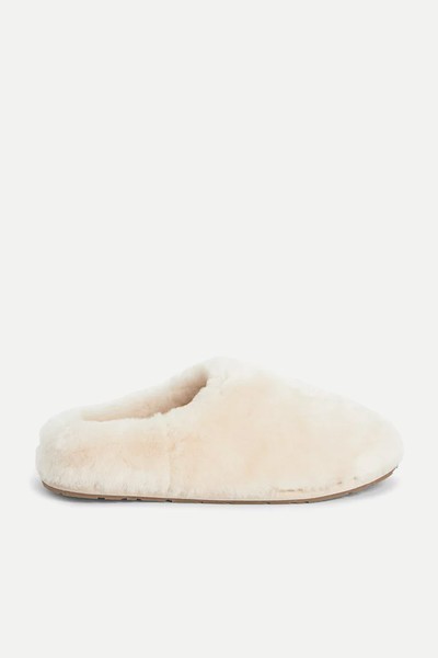 Shearling Mule Slippers from John Lewis