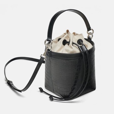 Mock Croc Crossbody Bag from Zara