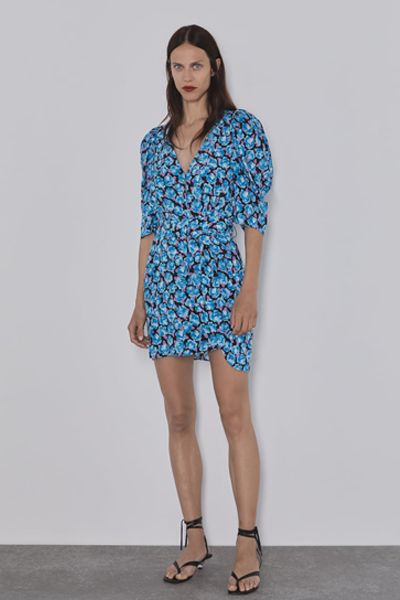 Voluminous Printed Dress from Zara