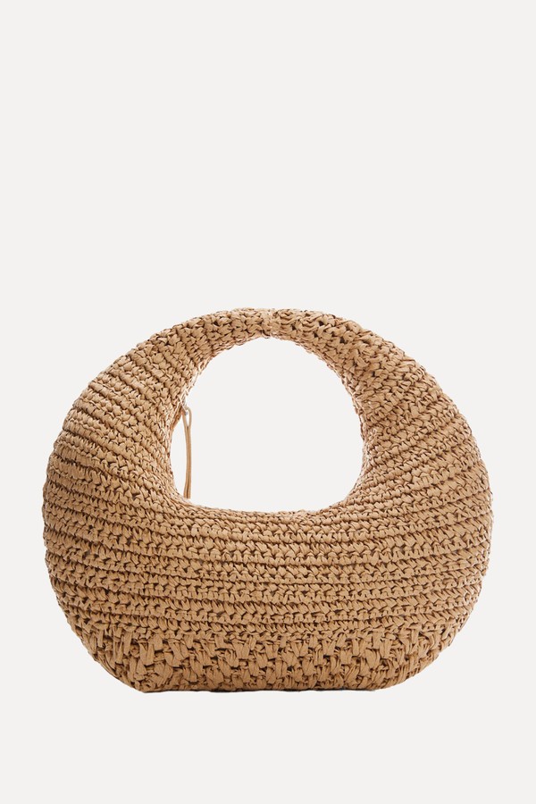 Round Natural Fibre Bag from Mango