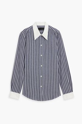 Hailey Striped Cotton-Poplin Shirt from Nili Lotan