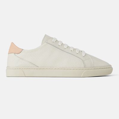 Soft Leather Sneakers from Zara